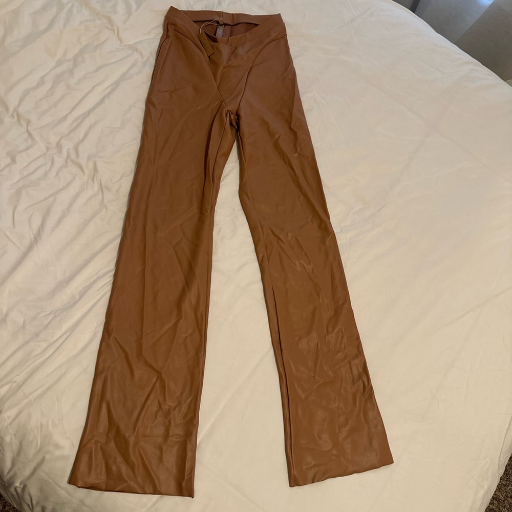 SKIMS Faux Leather Pants